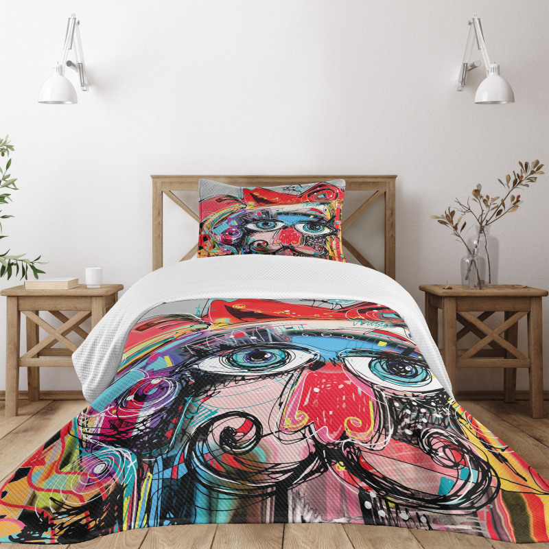 Grafitti Sketchy Paint Bedspread Set