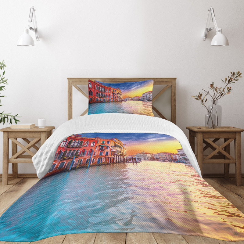 Venice Canal Bedspread Set