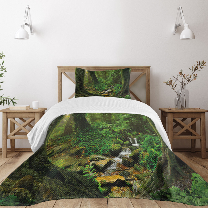Nepal Jungle Forest Bedspread Set