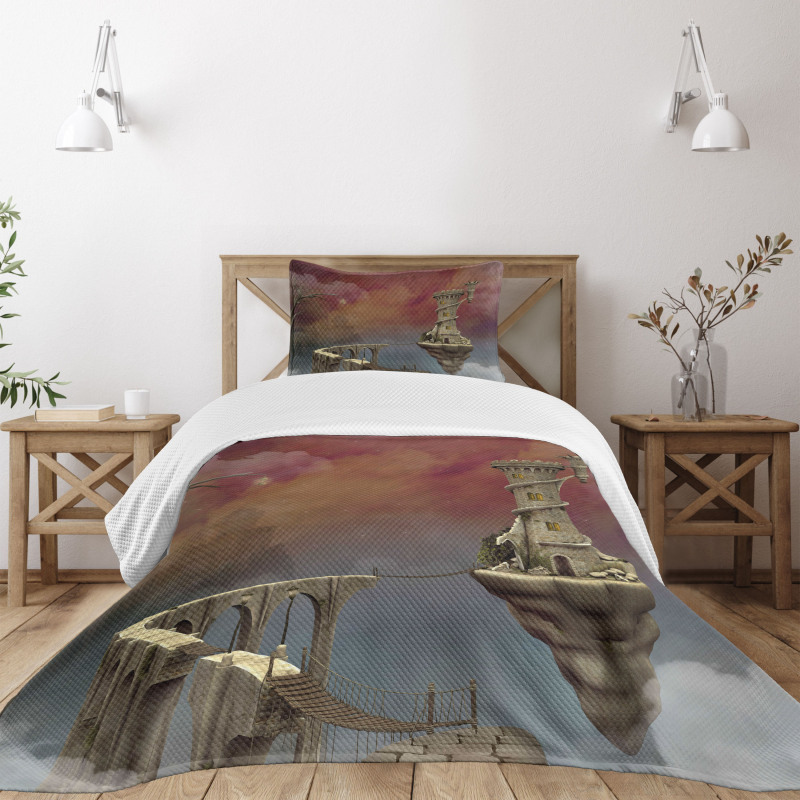 Fairy Medieval Castle Bedspread Set