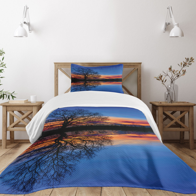 Night Scenery Bedspread Set