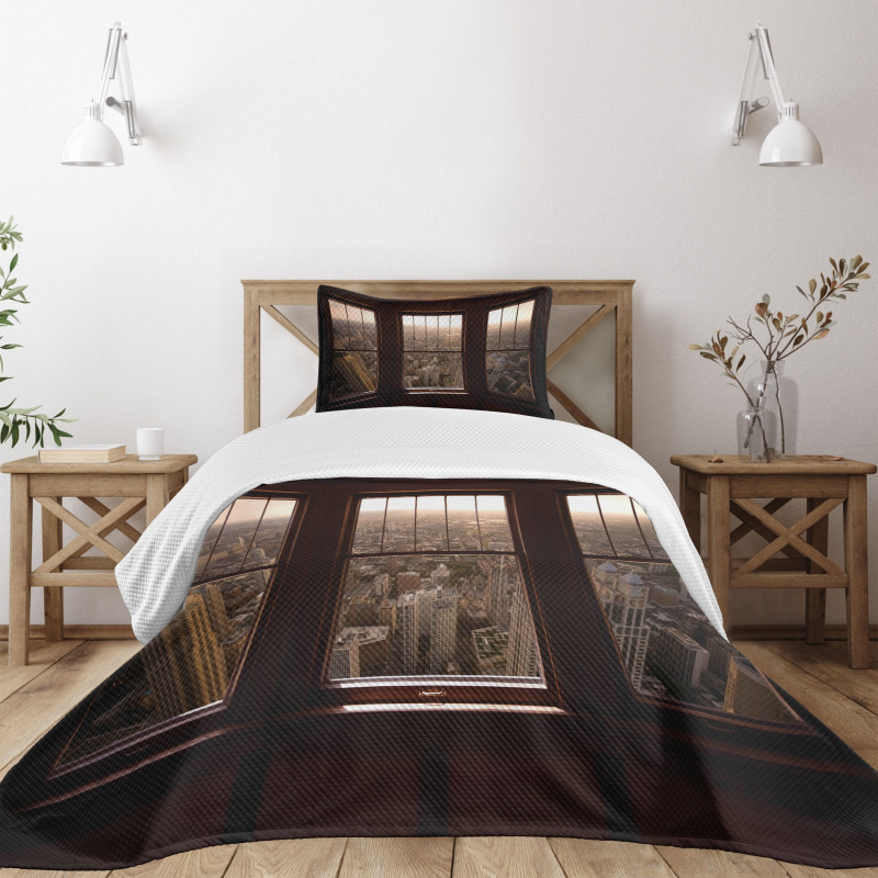 Urban View American Town Bedspread Set