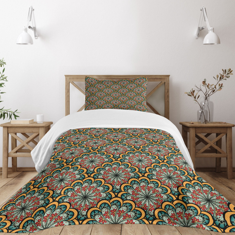 Moroccan Wave Bedspread Set