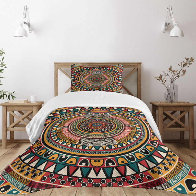 Color Art Bedspread Set