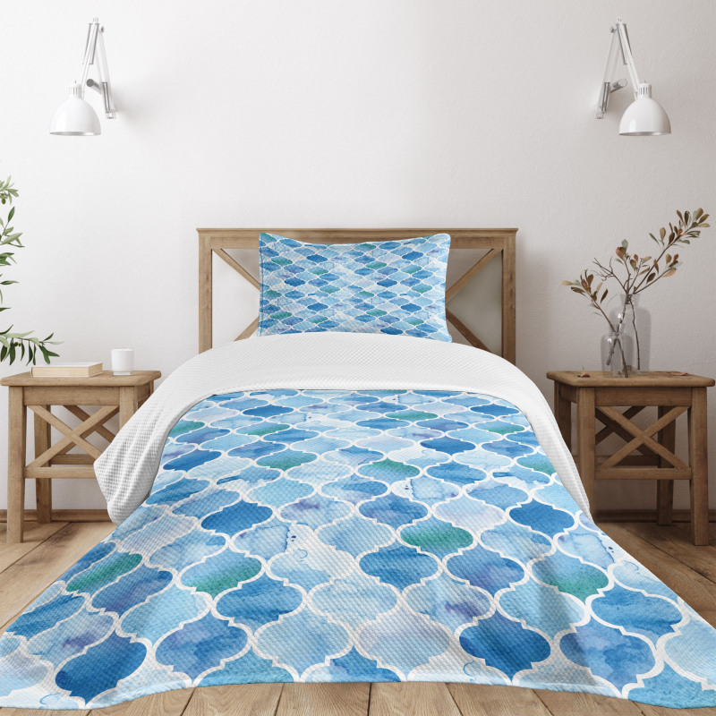 Mosaic Pattern Bedspread Set