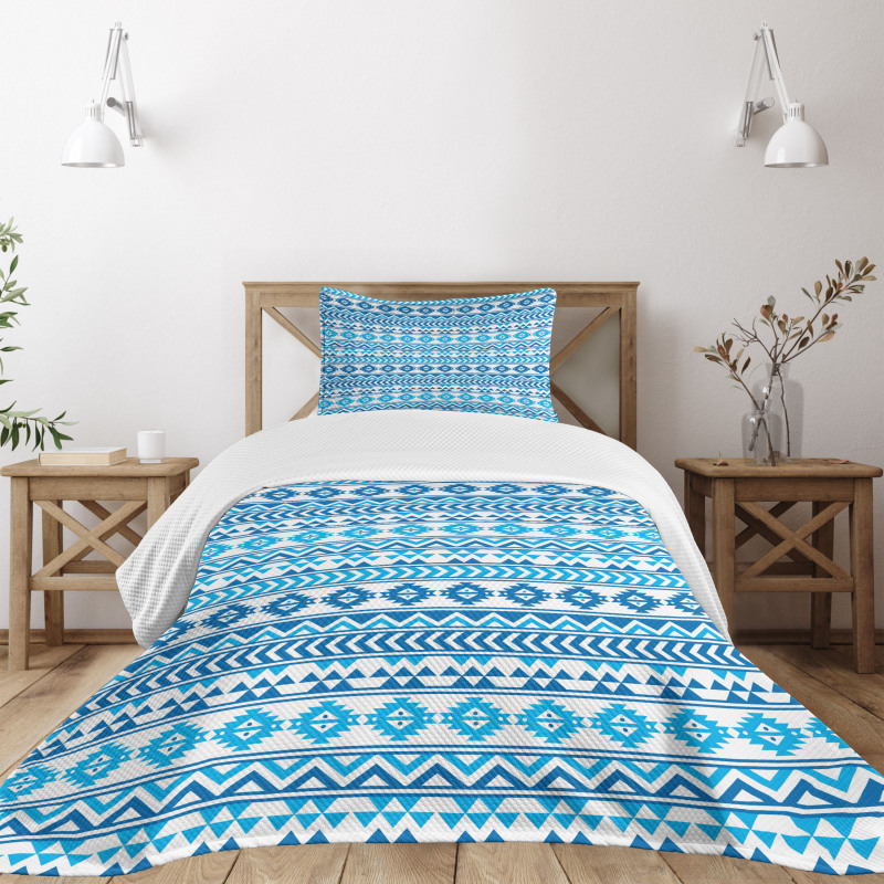 Folk Cultural Forms Bedspread Set