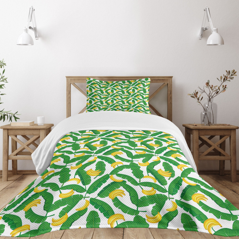 Banana Art Bedspread Set