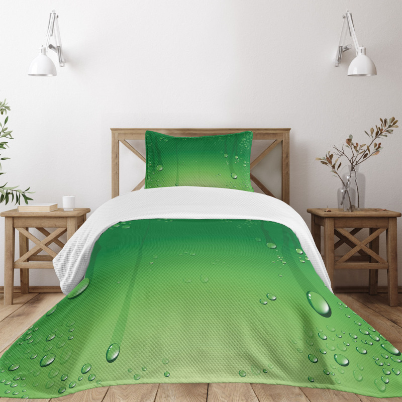 Abstract Art Water Drops Bedspread Set