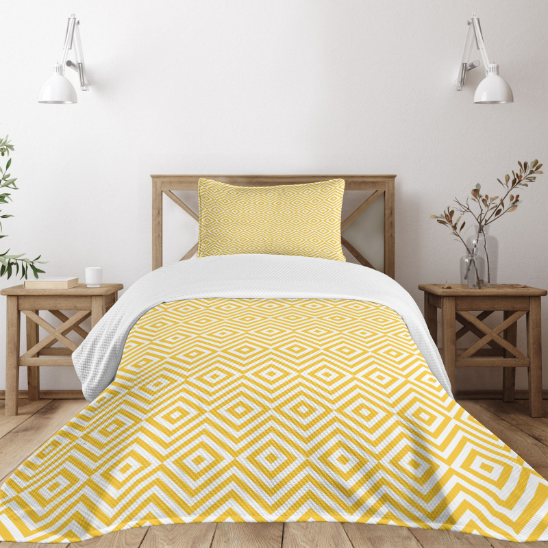 Triangle Square Shape Bedspread Set