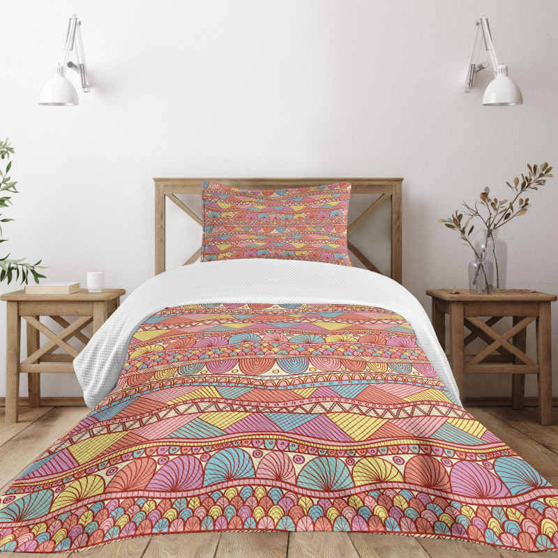 Colorful Art Bedspread Set