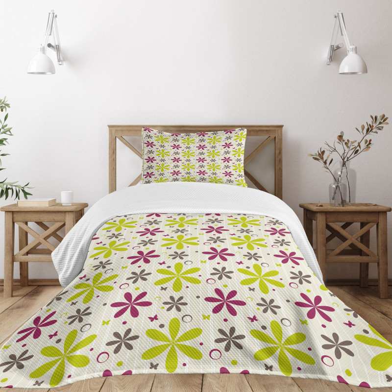 Florets Circle Hoop Bedspread Set