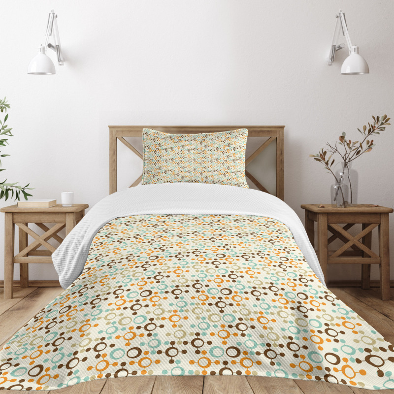 Funky Molecule Like Bedspread Set