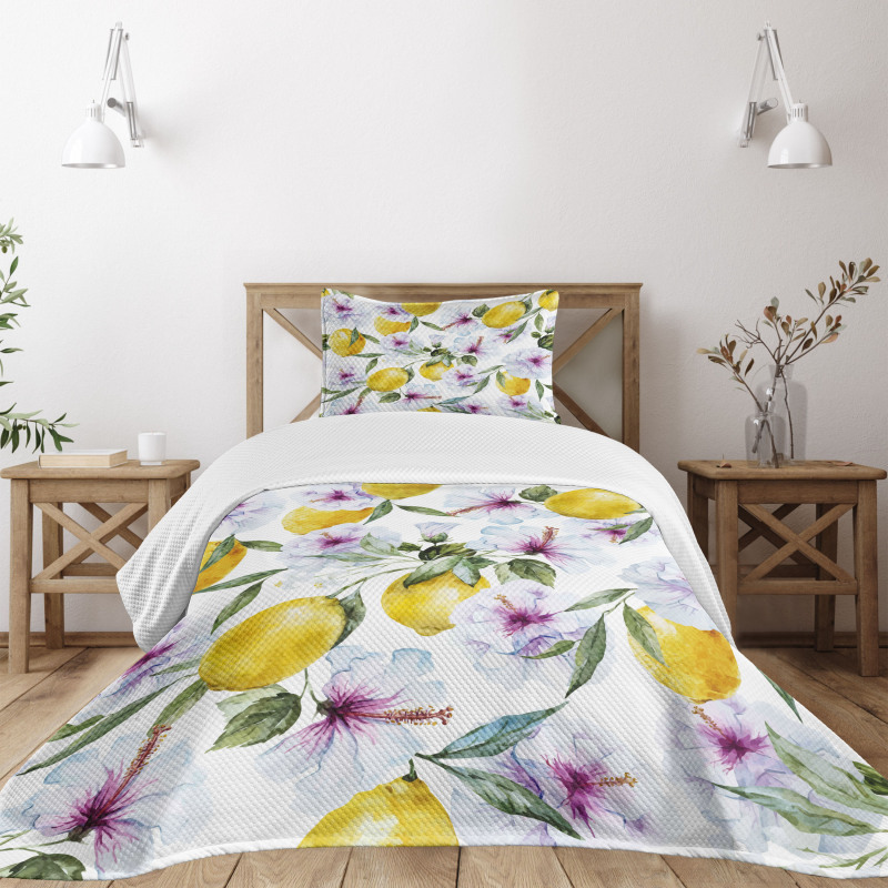 Flowers Harvest Aroma Bedspread Set