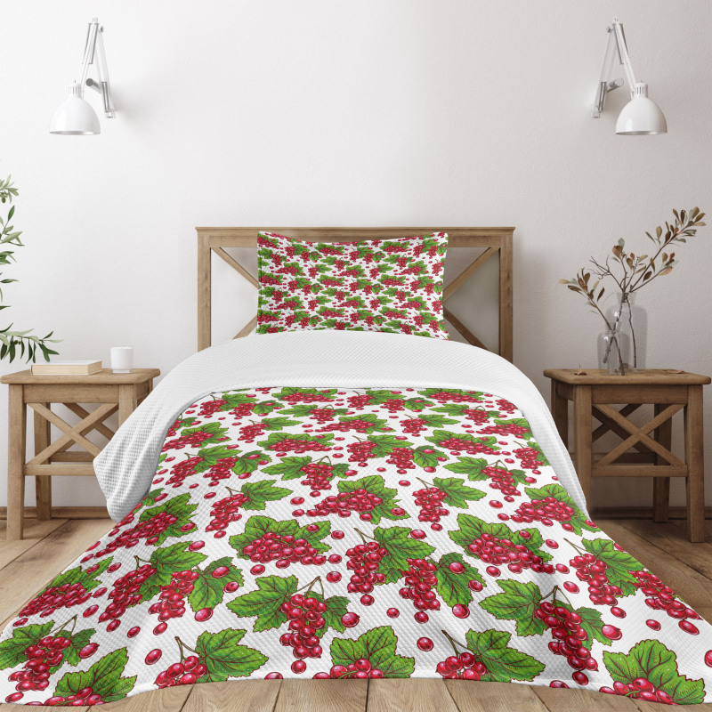 Grape Fruit Harvest Bedspread Set