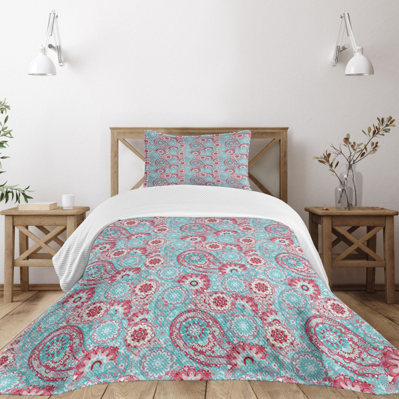 Oriental Spring Flowers Bedspread Set