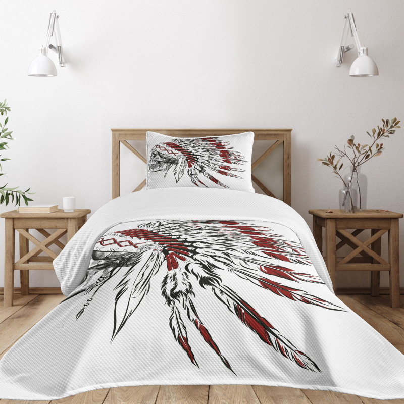 Feather Headdress Bedspread Set