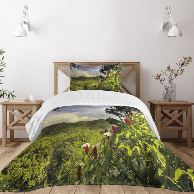 Rural Scenery Costa Rica Bedspread Set