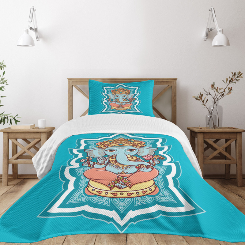 Asian Mandala Bedspread Set
