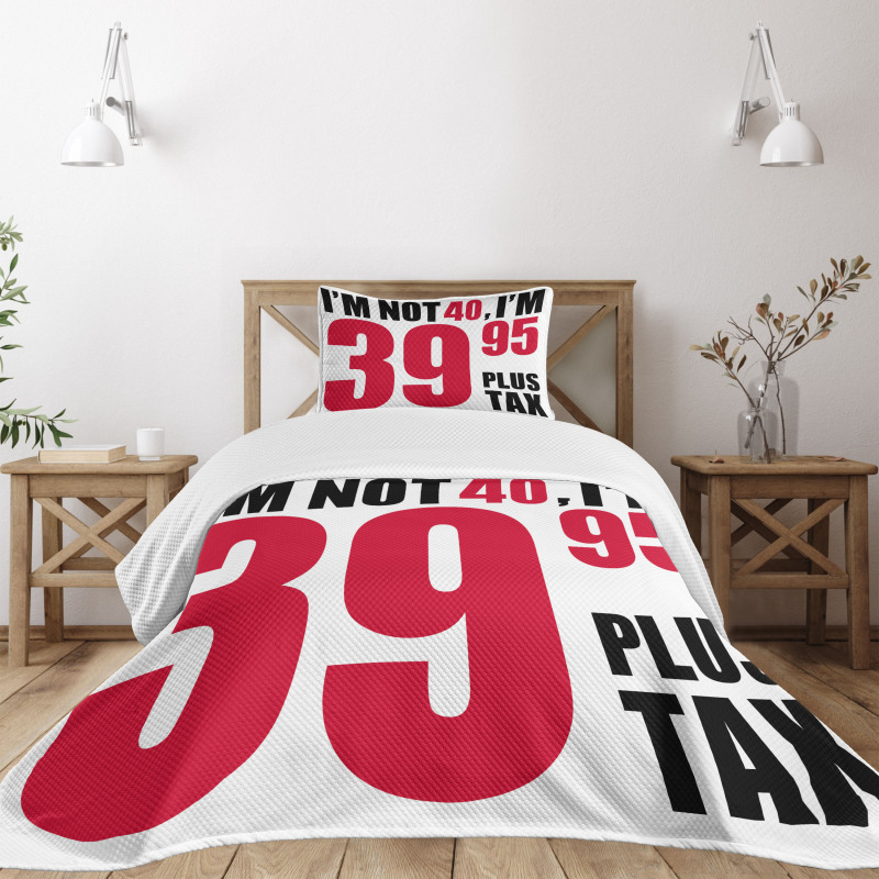 Humorous Funny Slogan Bedspread Set