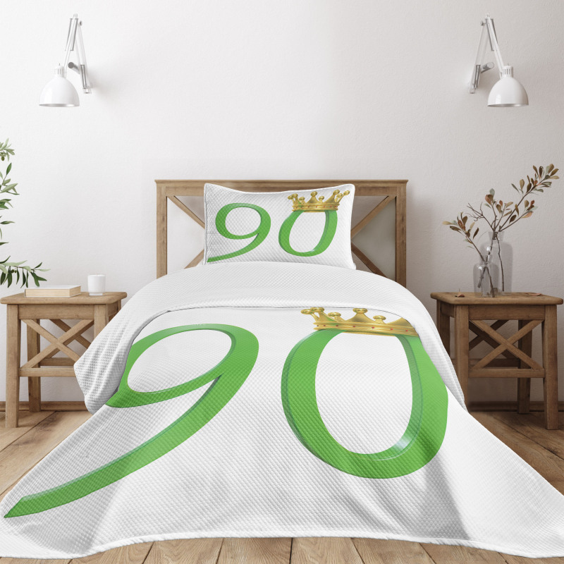 Queen Crown 90 Bedspread Set