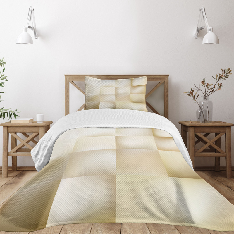 Abstract Square Shady Bedspread Set