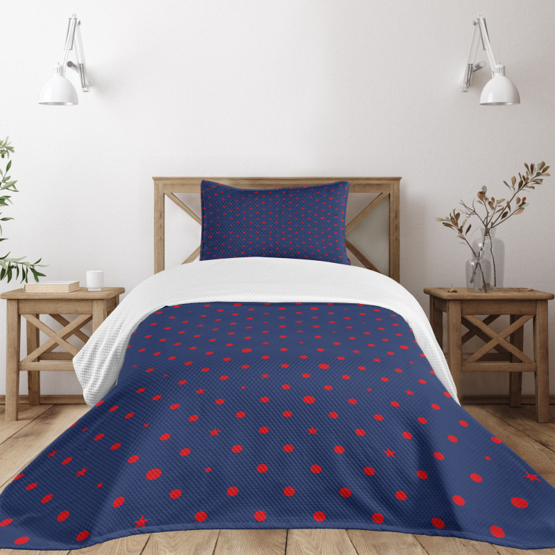 Dots Star Bedspread Set