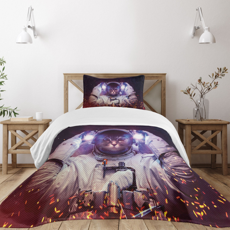 Nebula Galaxy Cosmos Bedspread Set