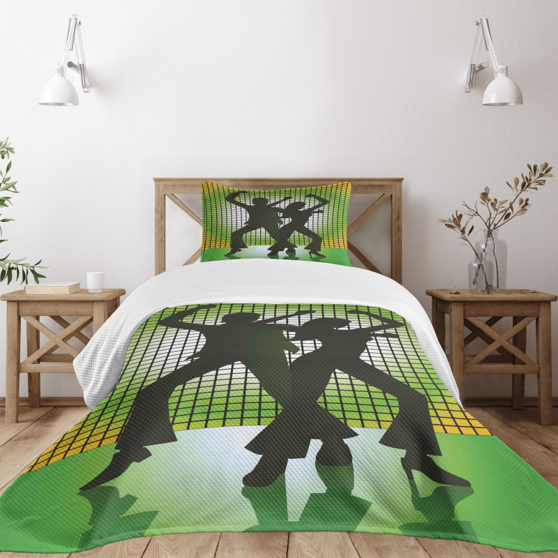 Disco Couple Dance Bedspread Set