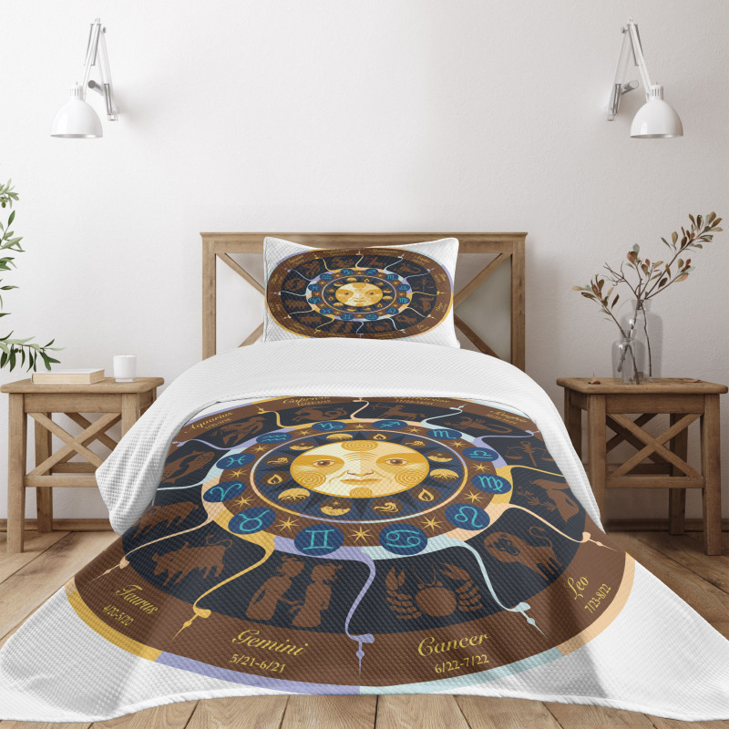Aries Taurus Gemini Bedspread Set