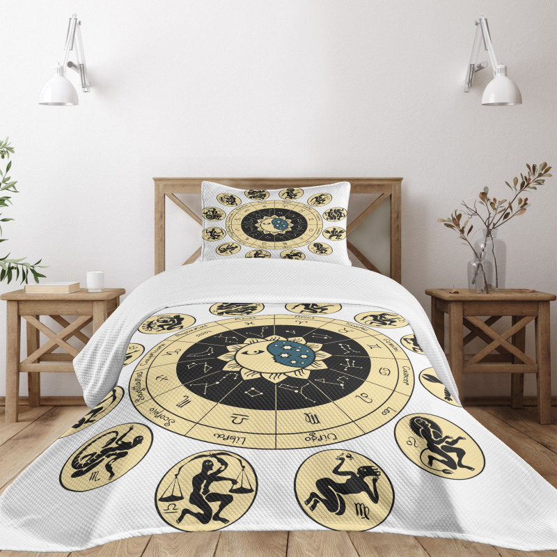 Zodiac Chart Bedspread Set