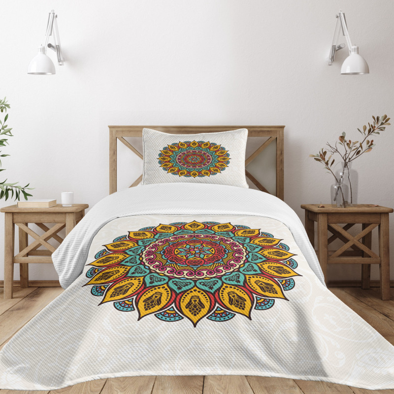 Mandala Vintage Elements Bedspread Set