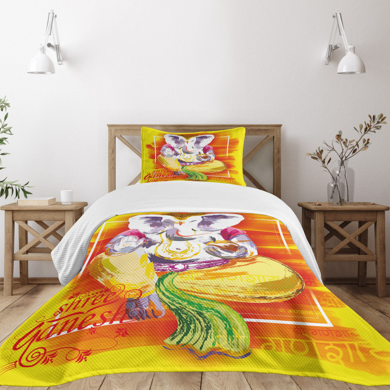 Cultural Ancient Art Design Bedspread Set