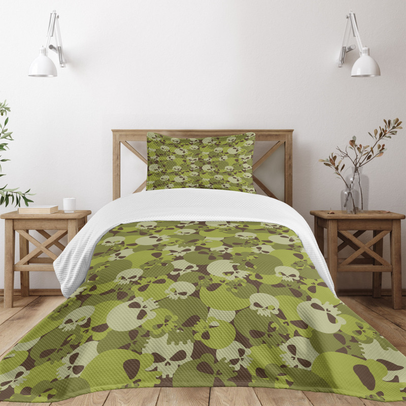 Scary Concept Design Bedspread Set