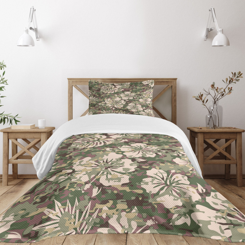 Aloha Tropical Jungle Bedspread Set