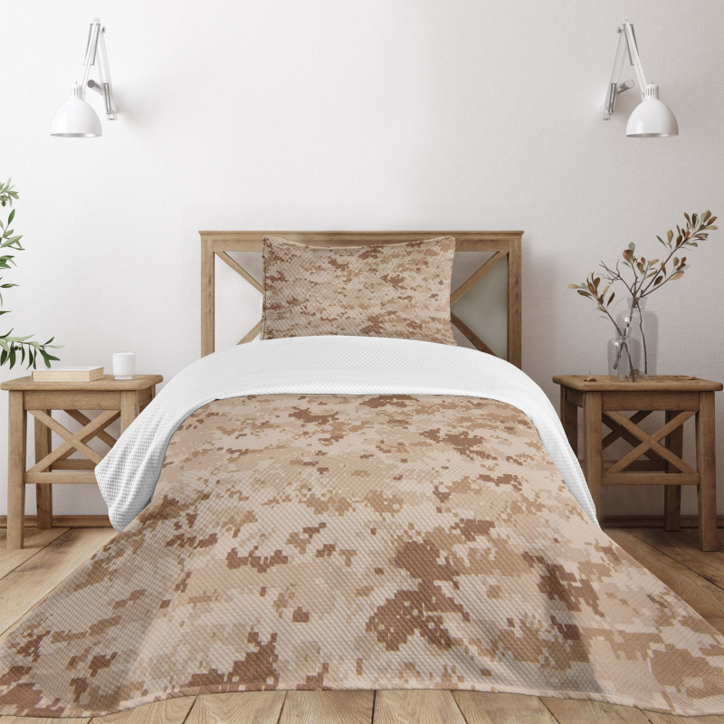Desert Marpat Camo Motif Bedspread Set