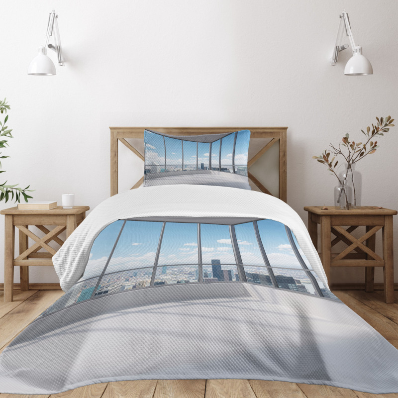 Office with Sunny Sky Bedspread Set