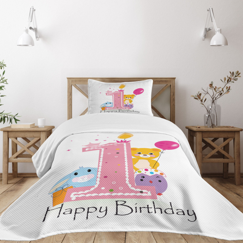 Princess Girl Party Bedspread Set
