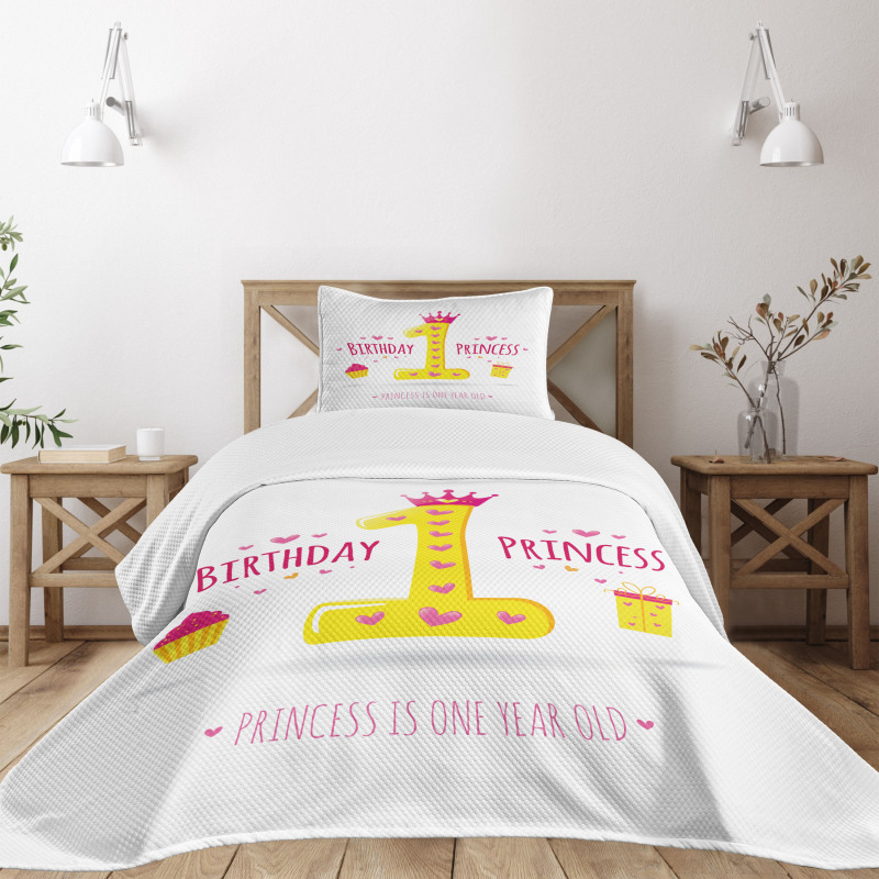 Princess Theme Party Bedspread Set