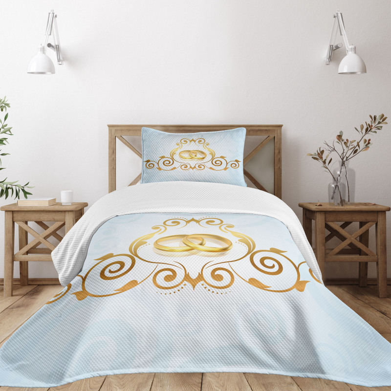 Vintage Classic Rings Bedspread Set