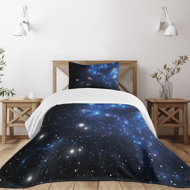 Space Star Nebula Bedspread Set