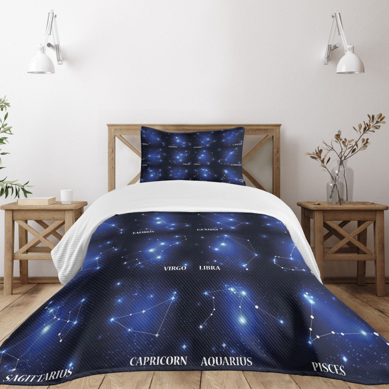 Zodiac Sign Set Bedspread Set