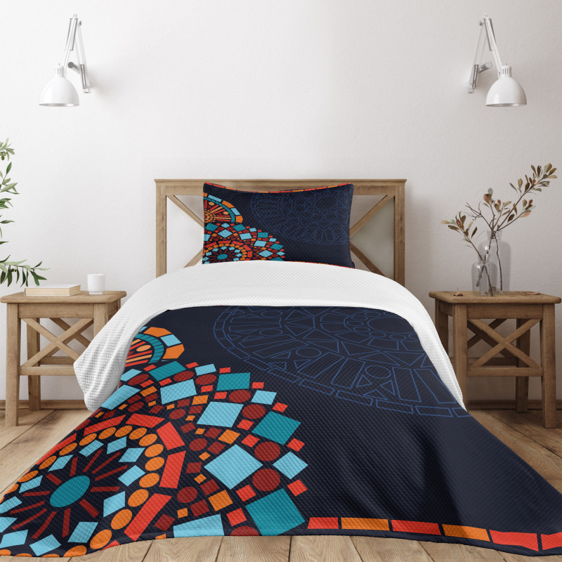 Geometric Mandalas Bedspread Set