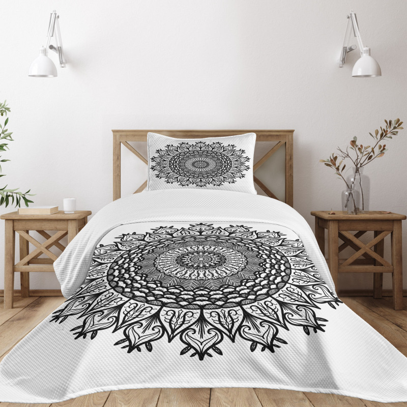 Tribal Flower Bedspread Set