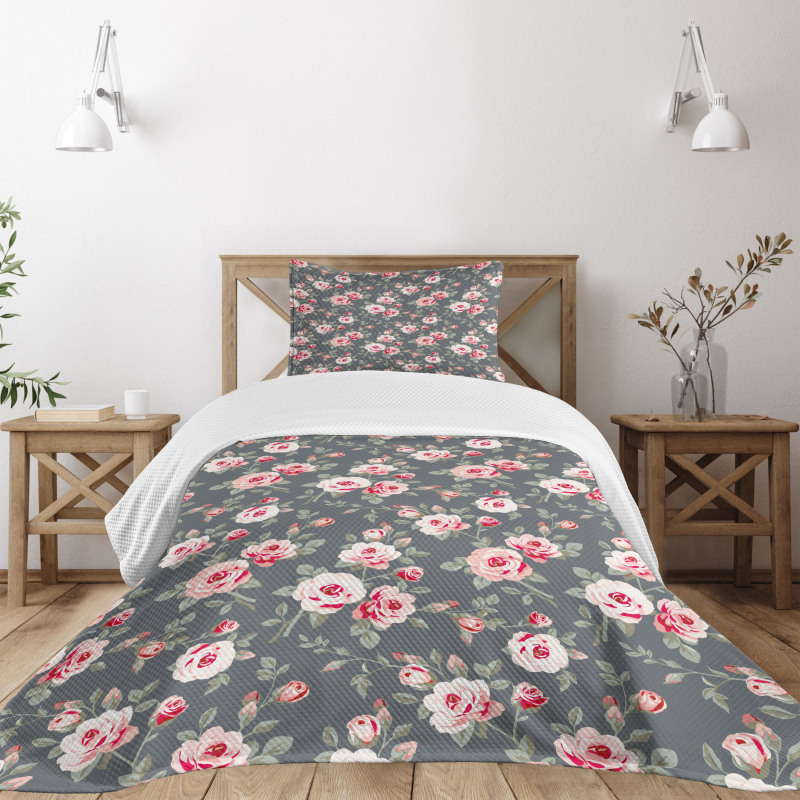 Rural Buds Vintage Bedspread Set