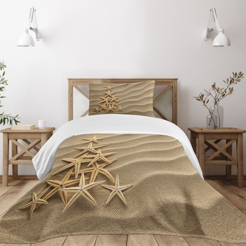 Tree from Shells Bedspread Set