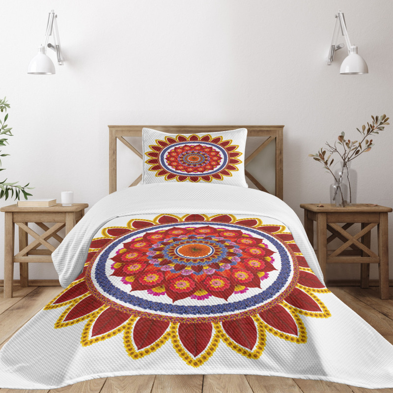 Summer Flowers Joy Bedspread Set