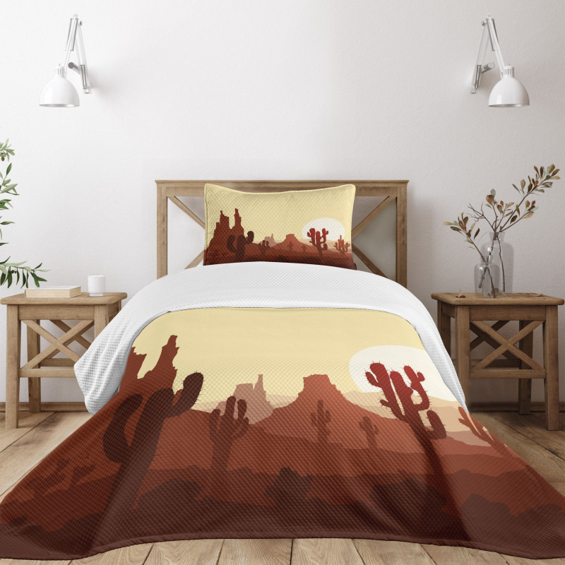 Arid Country Eco Sunset Bedspread Set