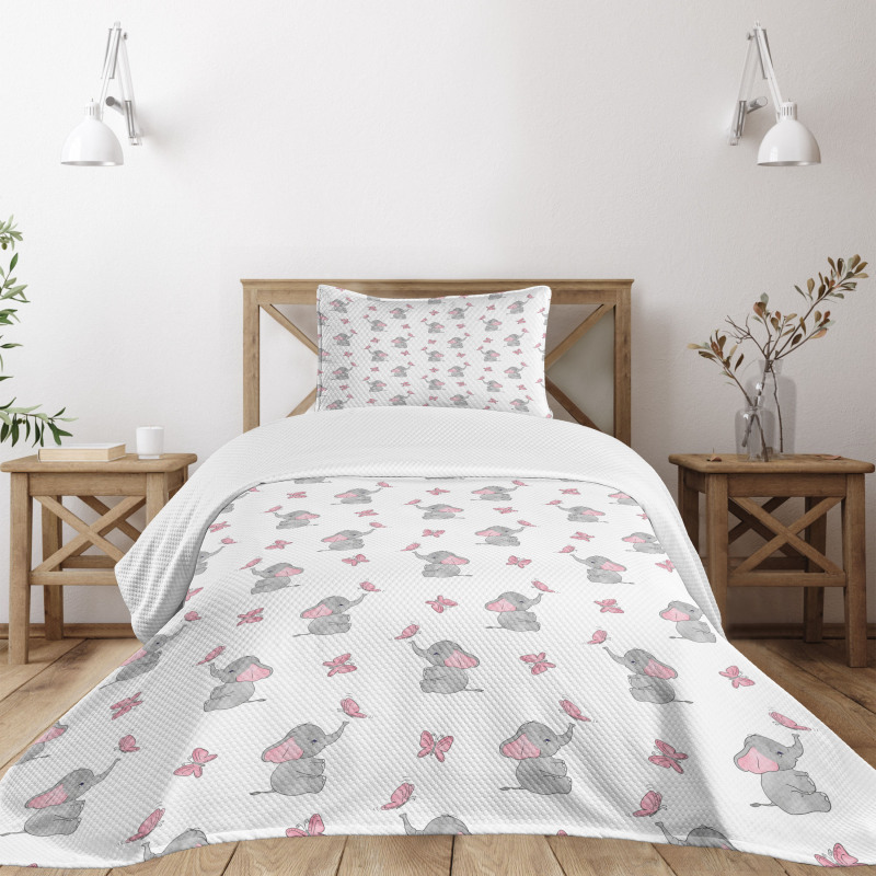 Baby Butterfly Bedspread Set