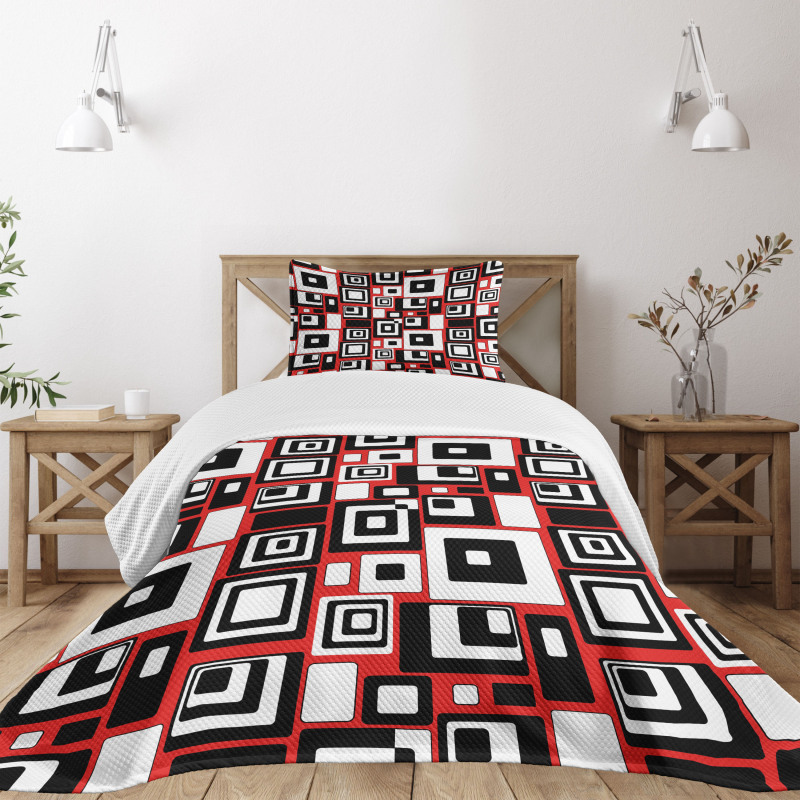 Minimalist Retro Bedspread Set