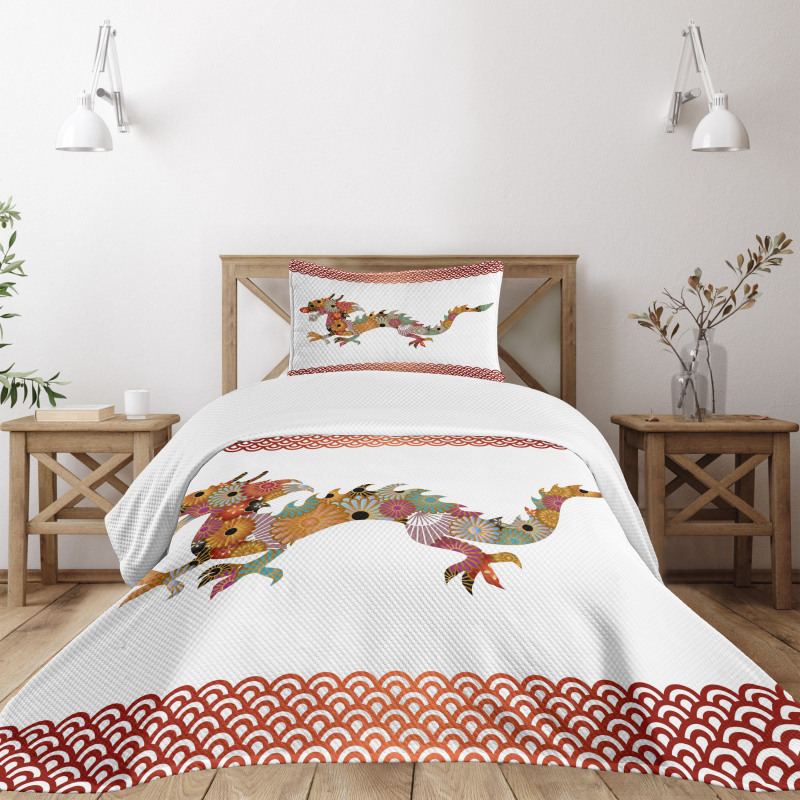 Floral Ornate Folk Body Bedspread Set